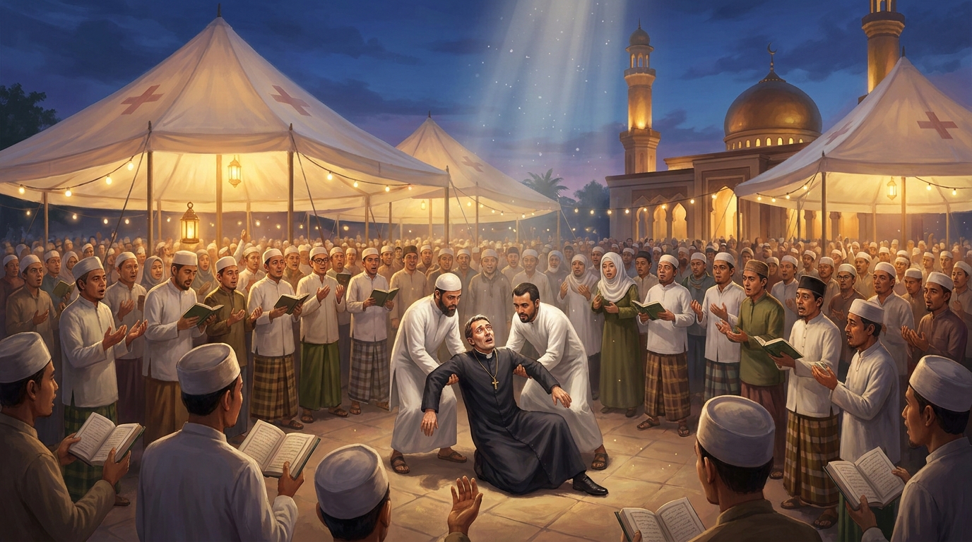 Tanda Salib di Perayaan Maulid Nabi